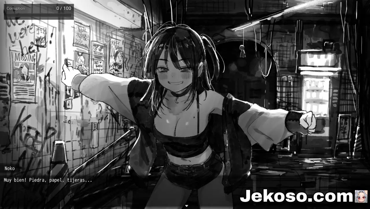 Screenshot 5 de Noko's Lucky Rock-Paper-Scissors! [Final] Español Android/Windows