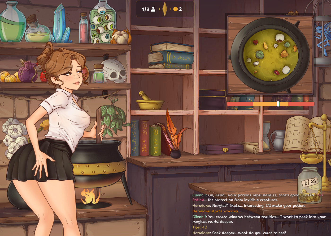 Screenshot 3 de Hermione's Shop [v0.3.9] Español Android/Windows
