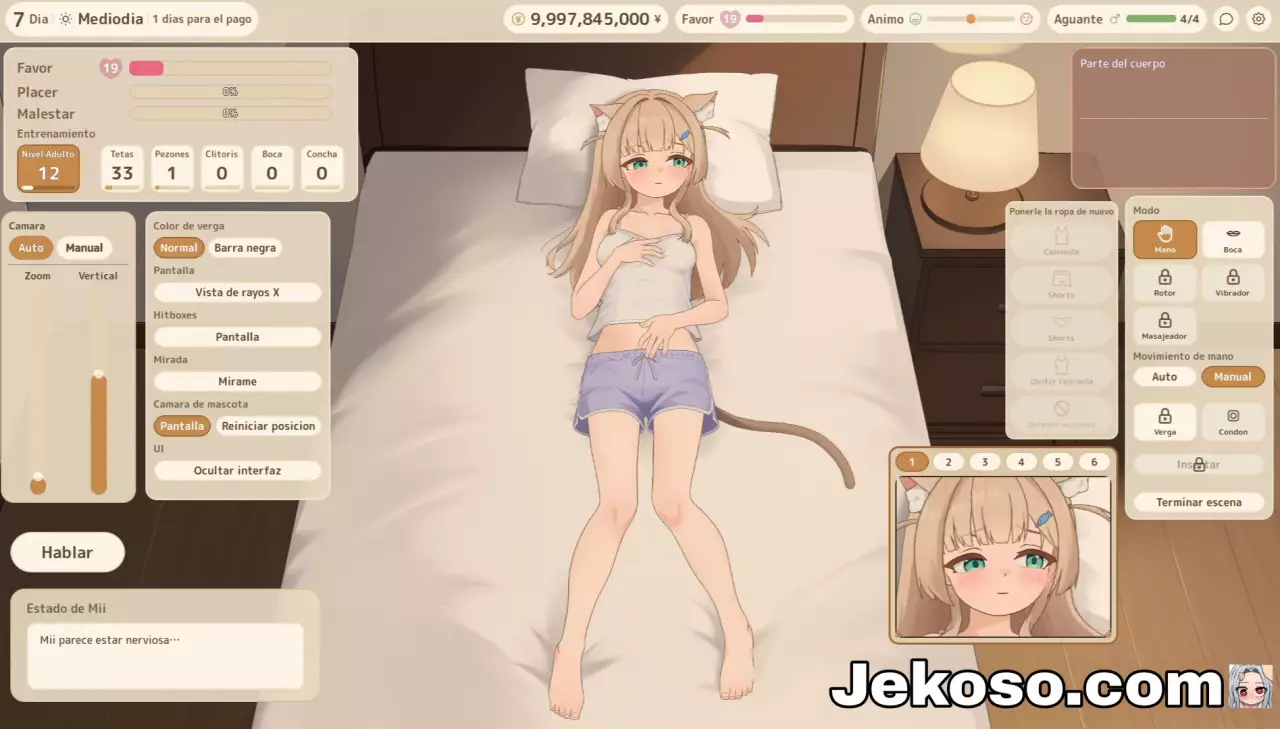 Screenshot 5 de Interacting with Mii-chan [Final] Español Android/Windows