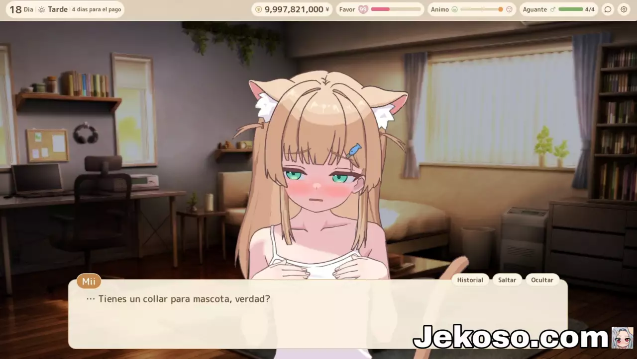 Screenshot 6 de Interacting with Mii-chan [Final] Español Android/Windows