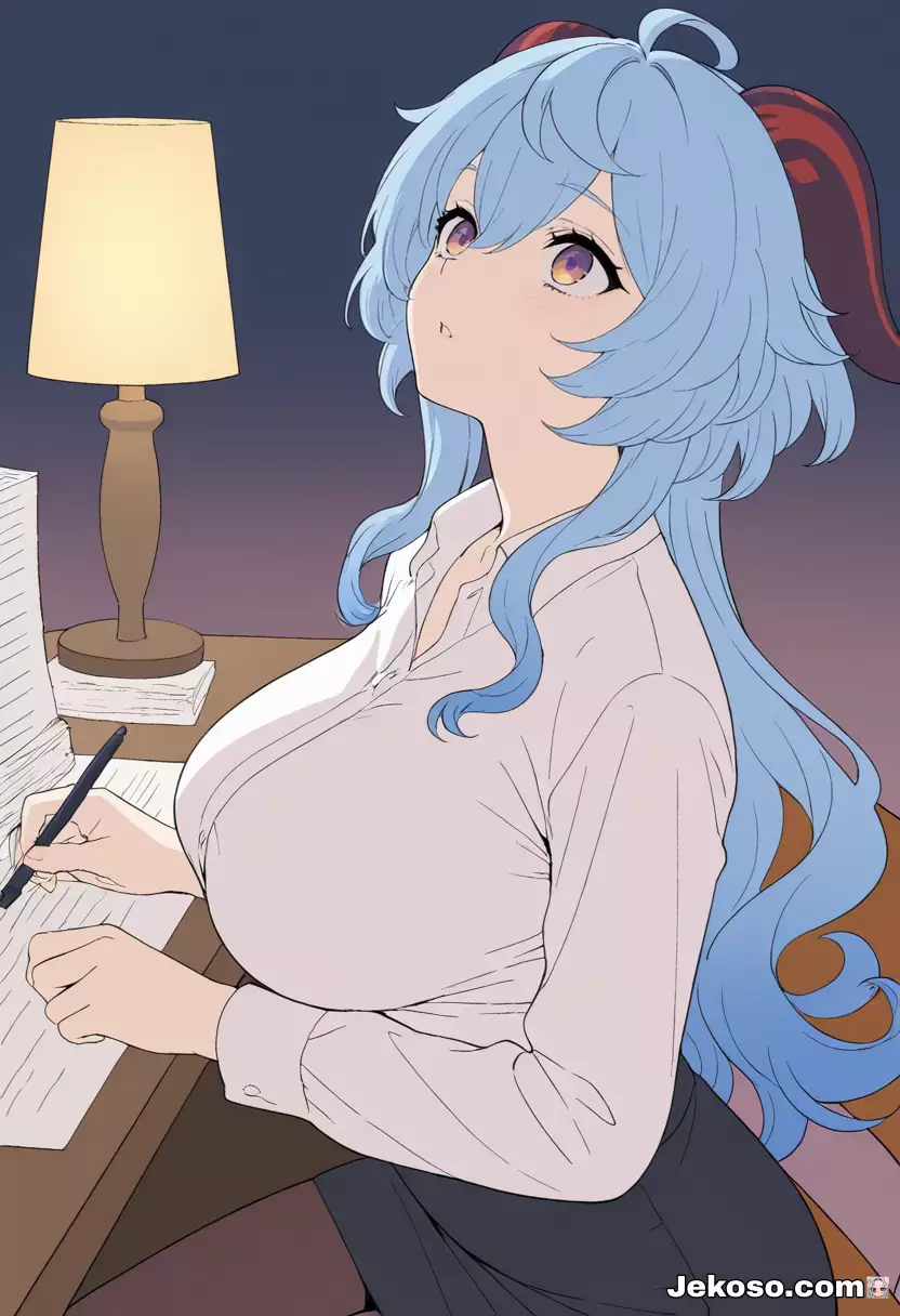 Screenshot 2 de Ganyu After Hours [v1.0] Español Android/Windows